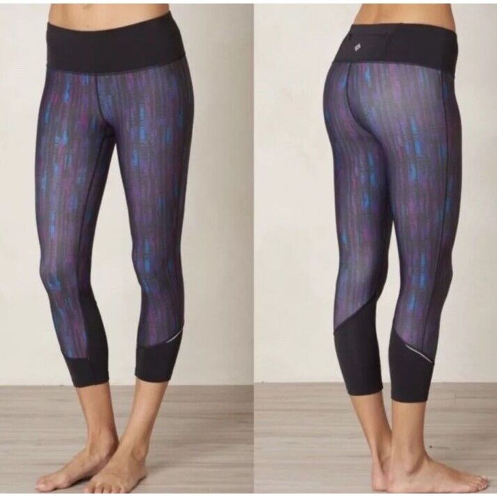 Prana‎ Size XL Tatum Capri Leggings Kaleidoscope Purple